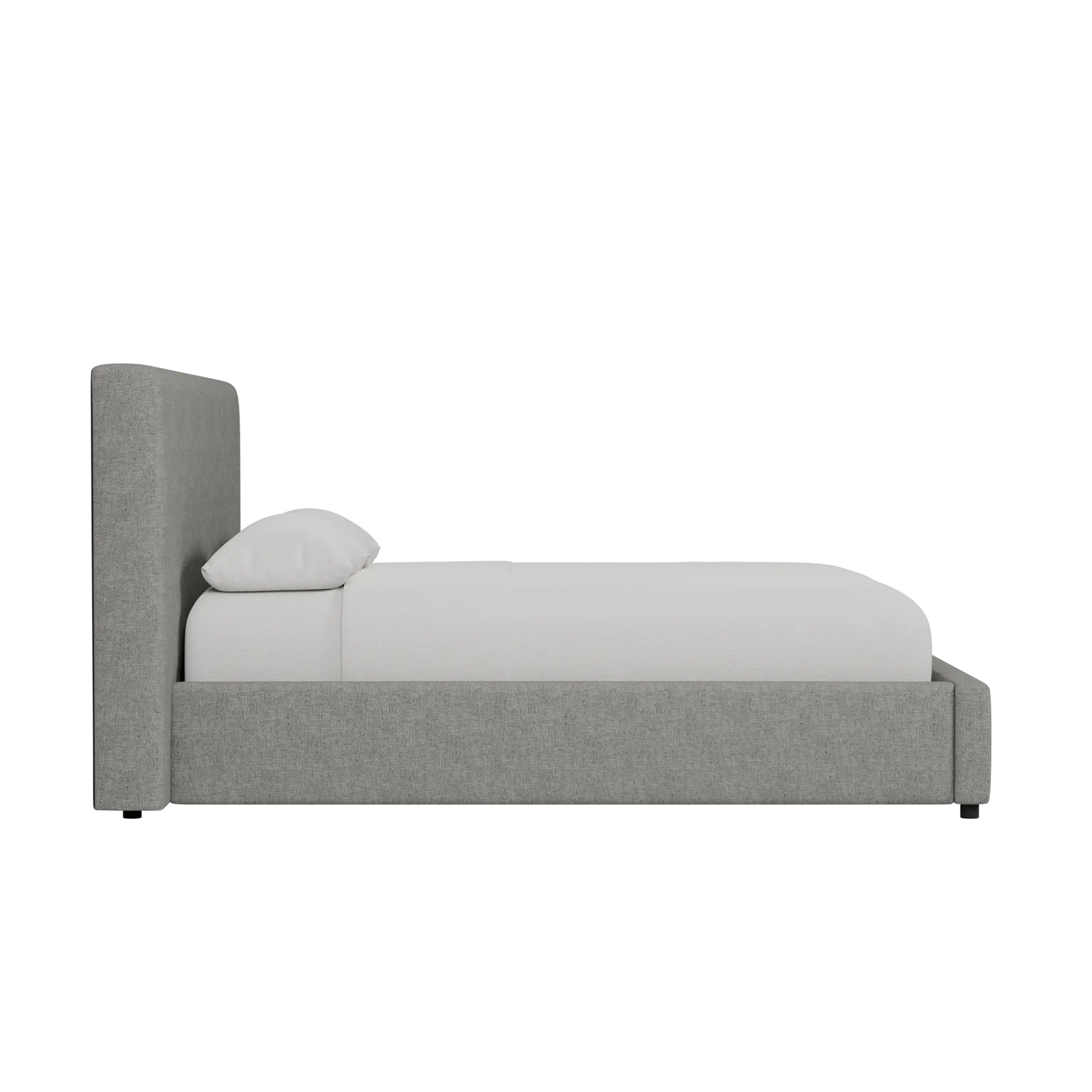 Grayton Linen 44" Upholstered Platform Bed Grayton Linen 44" Upholstered Platform Bed