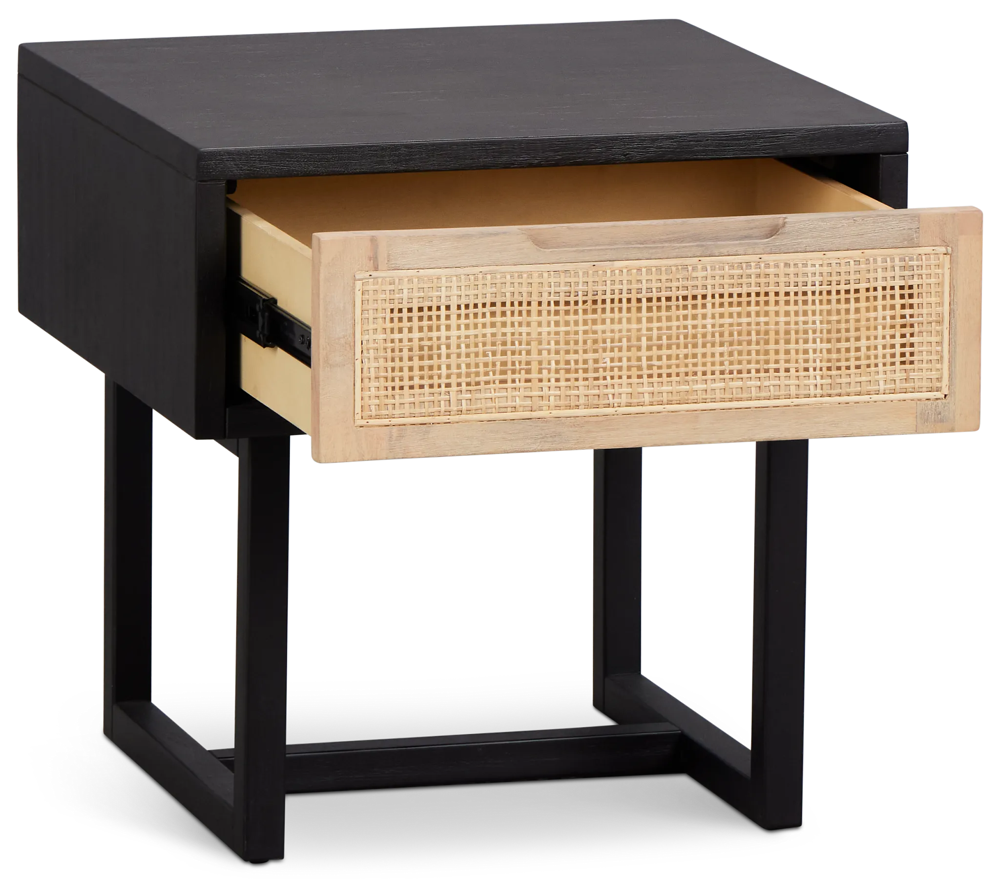 Four Hands Malibu Black End Table