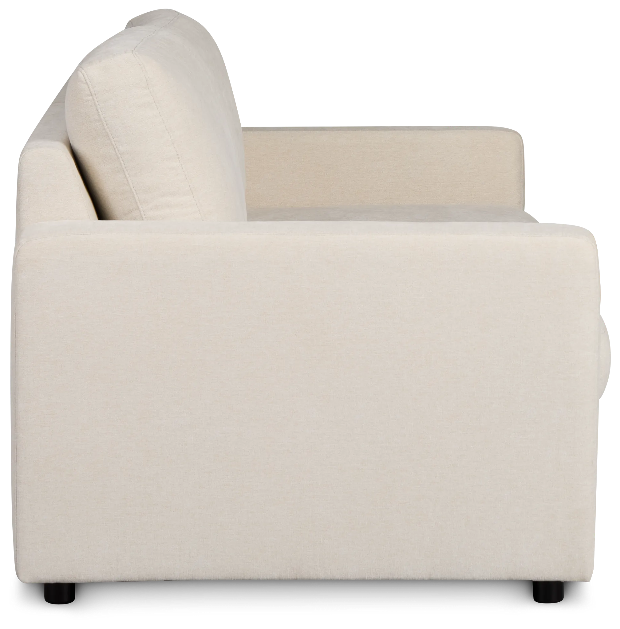 Addie Beige Fabric 2-piece Modular Storage Sofa