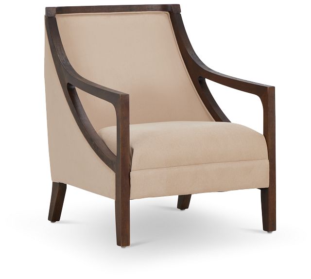 Hopkins Beige Fabric Accent Chair (1)