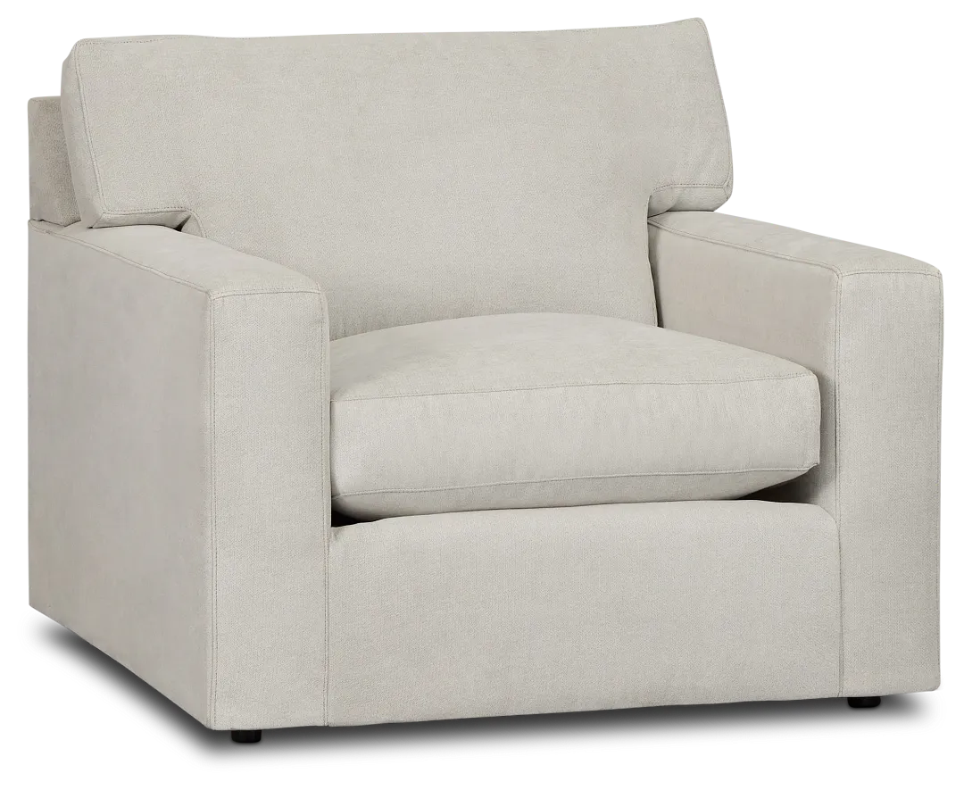 Hudson Gray Fabric Chair