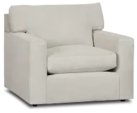 Hudson Gray Fabric Chair