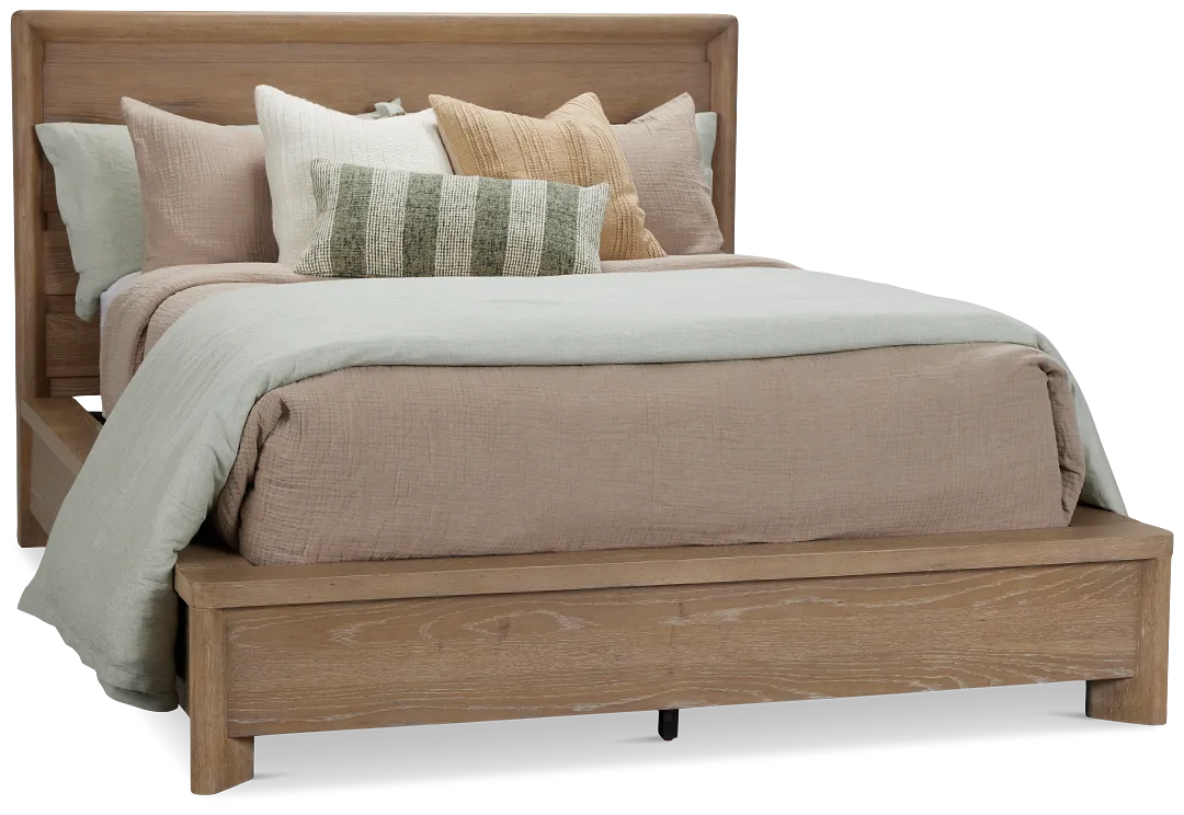 Alton Light Tone Platform Bed