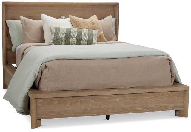 Alton Light Tone Platform Bed