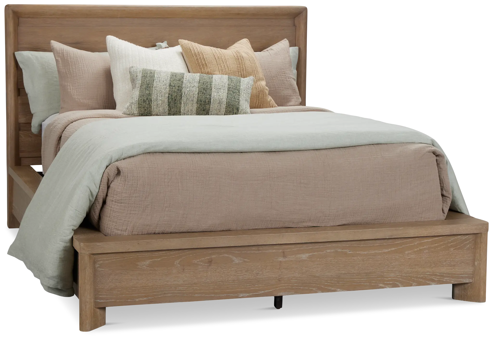 Alton Light Tone Platform Bed Alton Light Tone Platform Bed