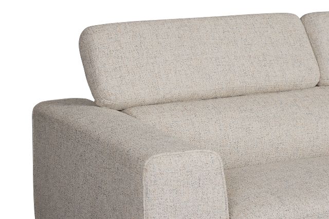 Alina Beige Fabric Right Chaise Sectional