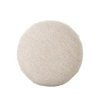 Four Hands Kimu Light Beige Fabric Accent Ottoman