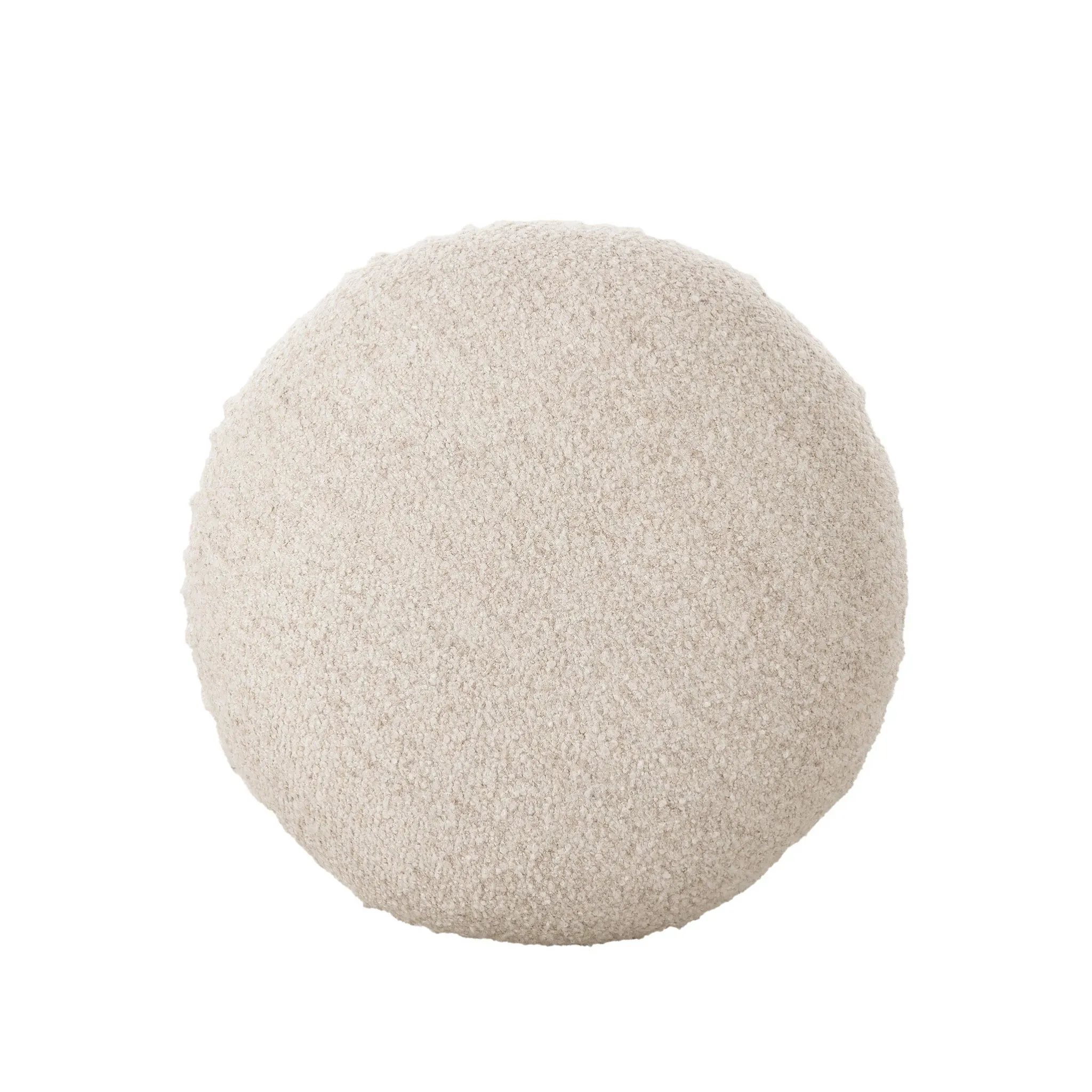 Four Hands Kimu Light Beige Fabric Accent Ottoman