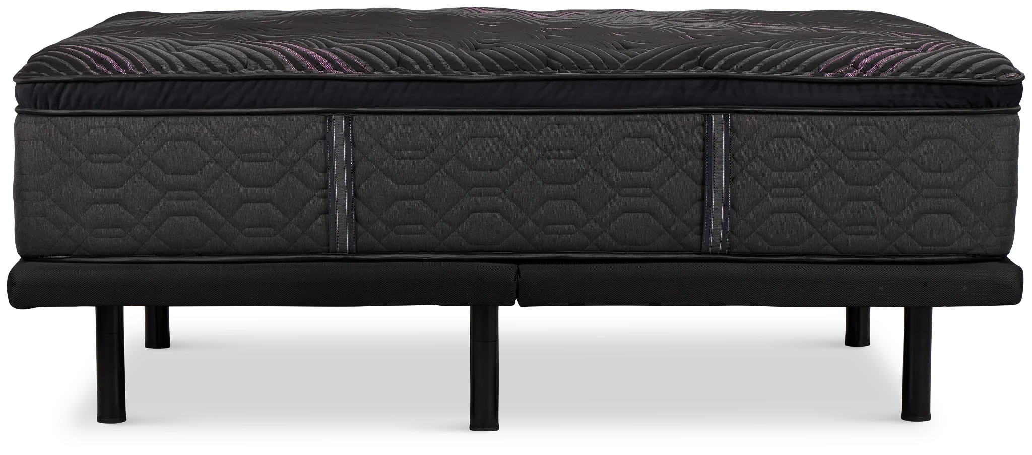 Beautyrest Black Series Two Plush Pillow Top Deluxe Adjustable Mattress Set