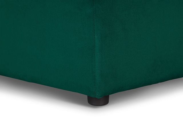 Destin Joya Green Velvet Corner Chair