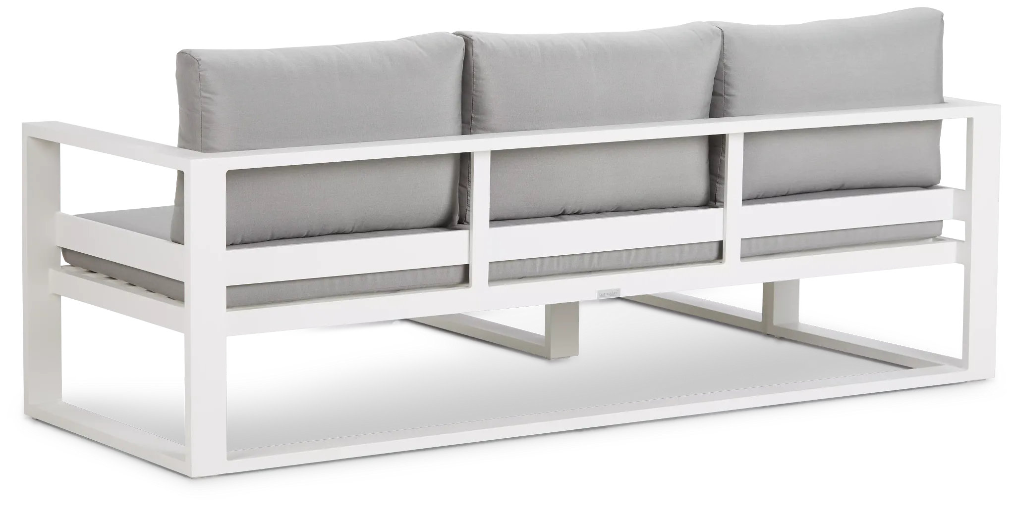 Lisbon Gray Aluminum Chaise Sectional