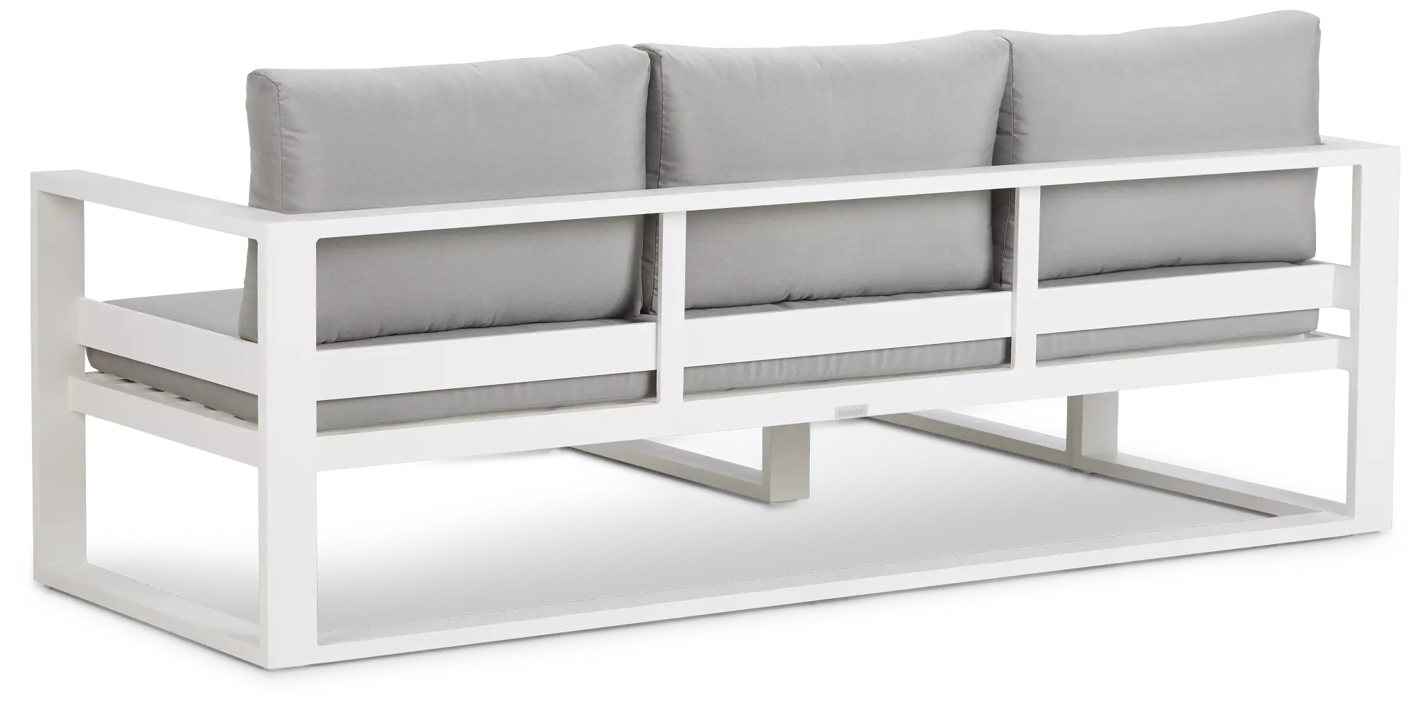 Lisbon Gray Aluminum Chaise Sectional Lisbon Gray Aluminum Chaise Sectional
