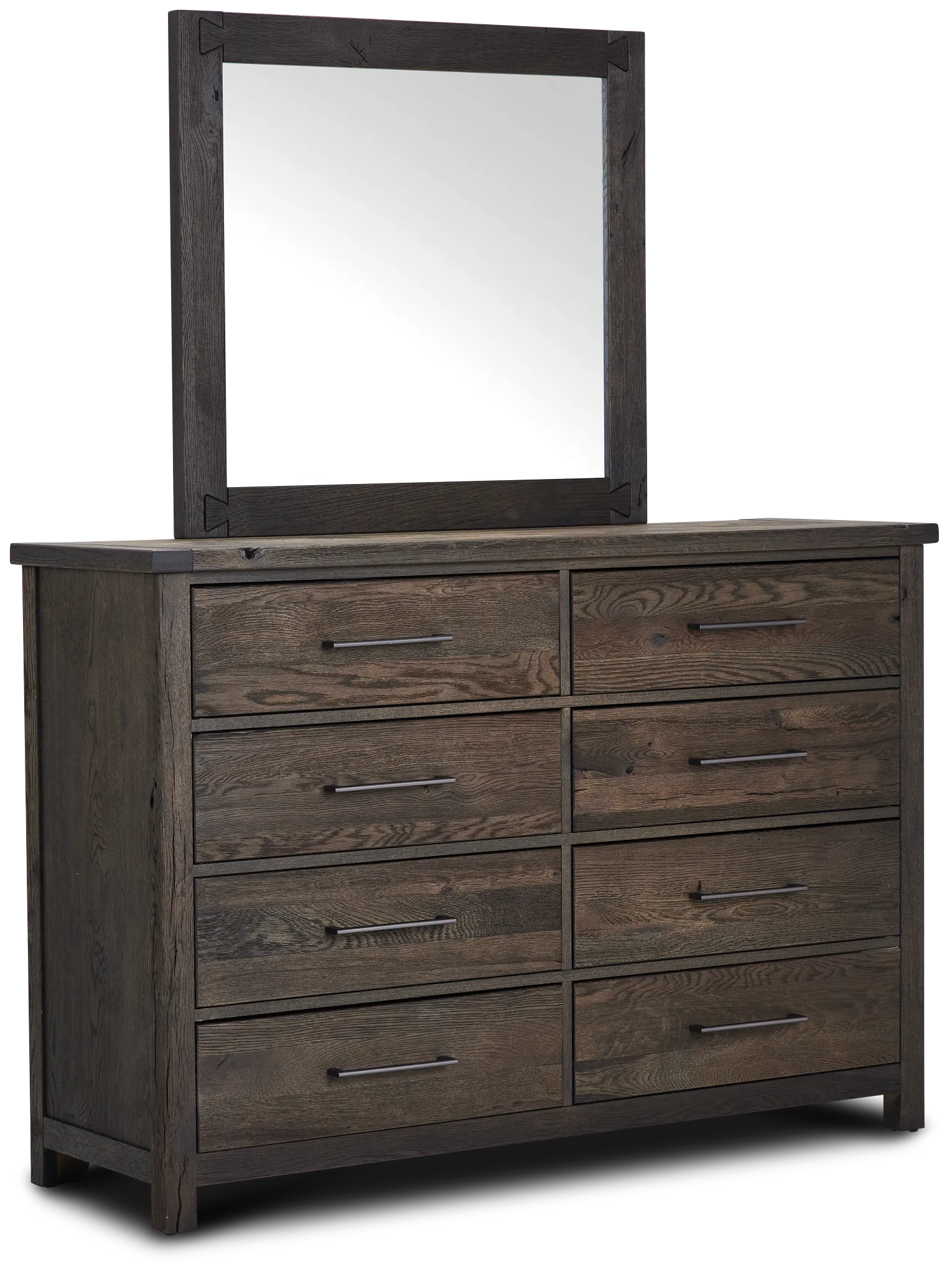 Salt Lake Dark Tone Dresser & Mirror