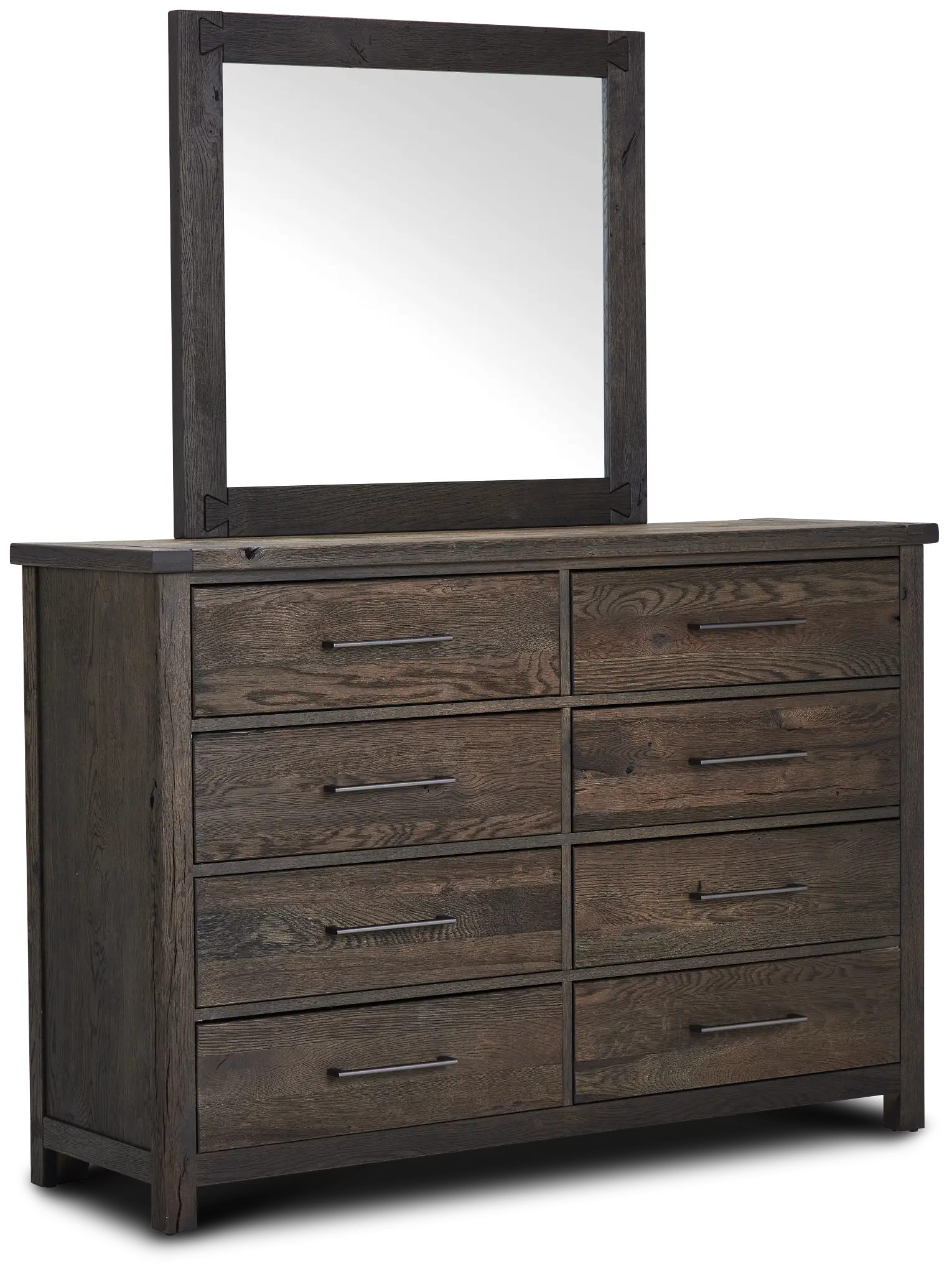 Salt Lake Dark Tone Dresser & Mirror Salt Lake Dark Tone Dresser & Mirror
