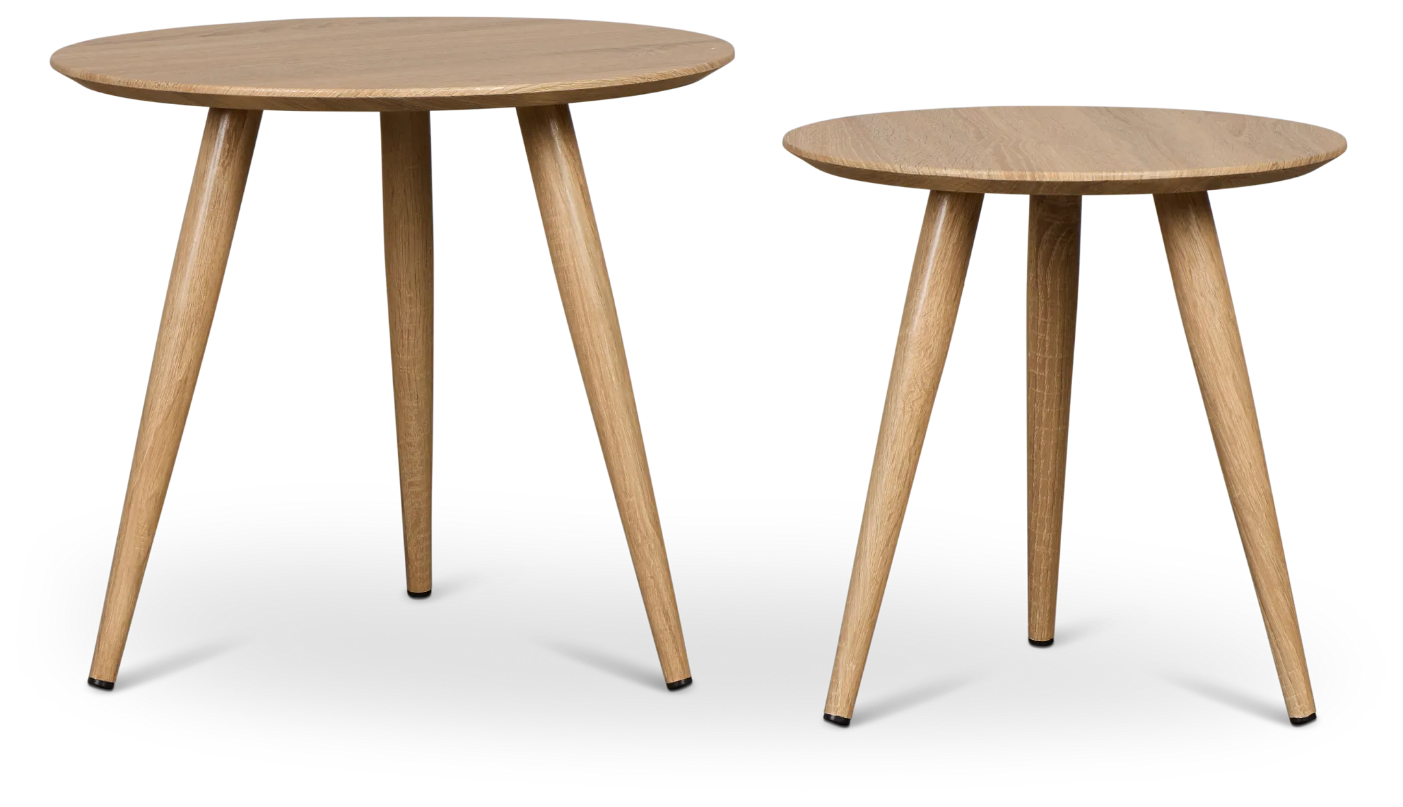 Avon Light Tone Round Bunching End Table