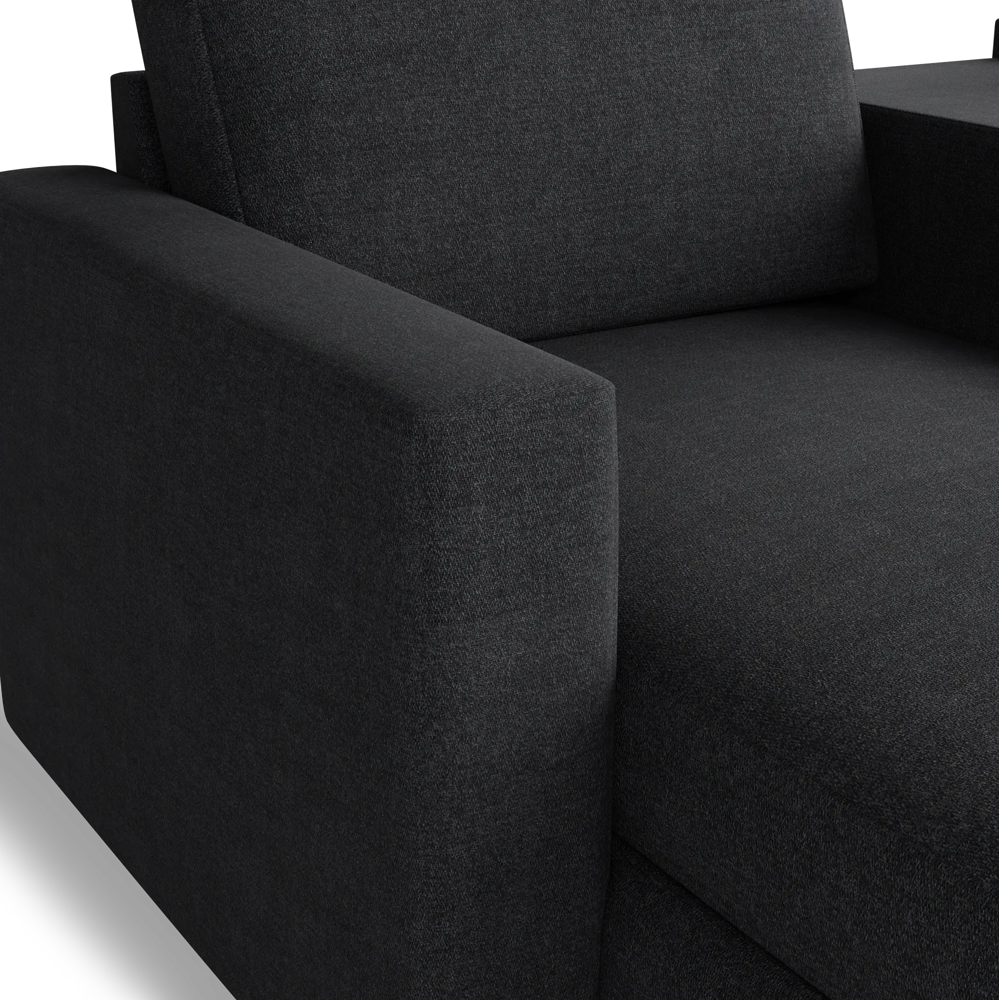 Citymod Dark Gray Fabric 6-piece Home Theater With Media Consoles Citymod Dark Gray Fabric 6-piece Home Theater With Media Consoles