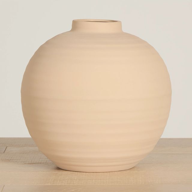 Sorrell Dark Beige Large Vase