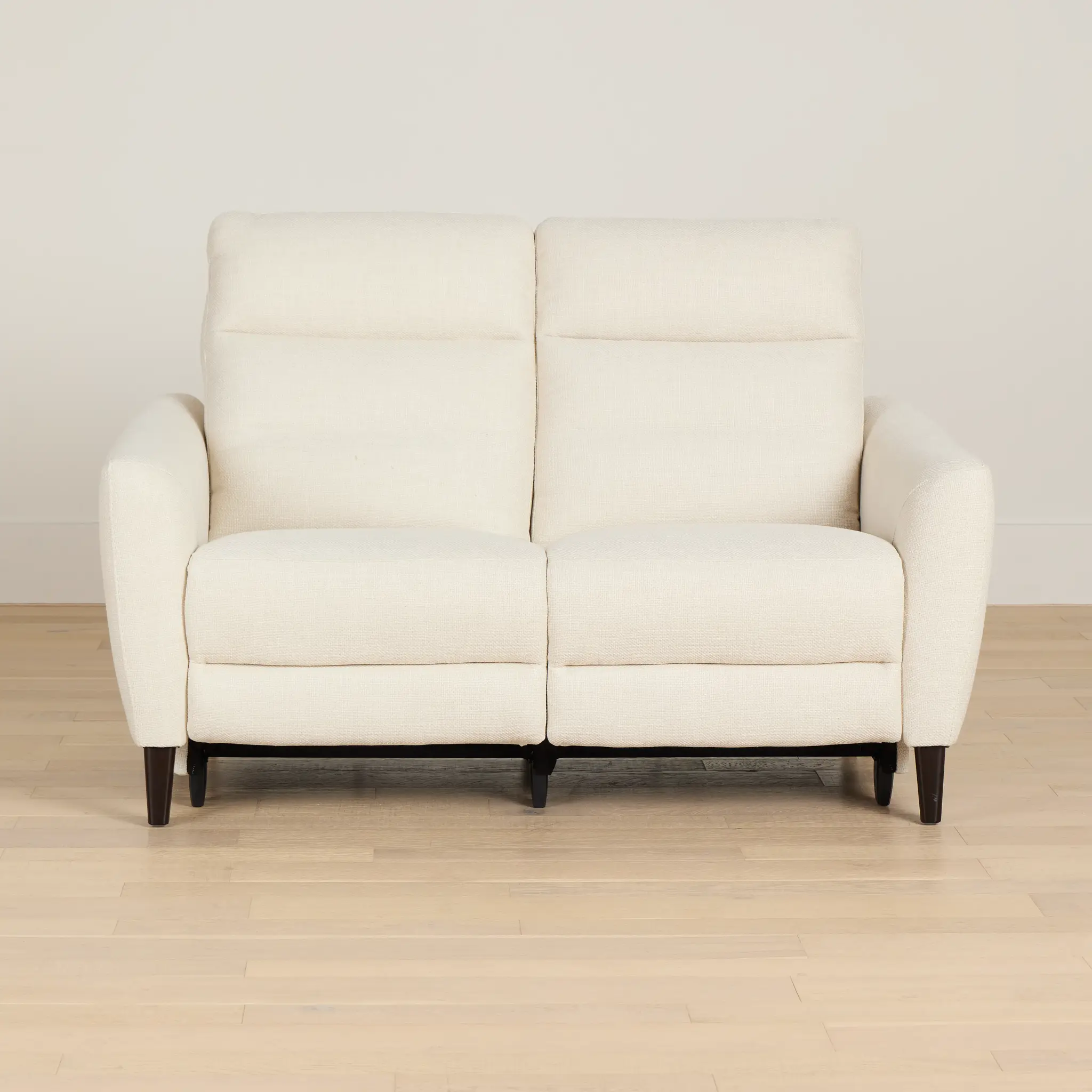Keaton White Fabric Power Reclining Loveseat W/ Power Headrest Keaton White Fabric Power Reclining Loveseat W/ Power Headrest