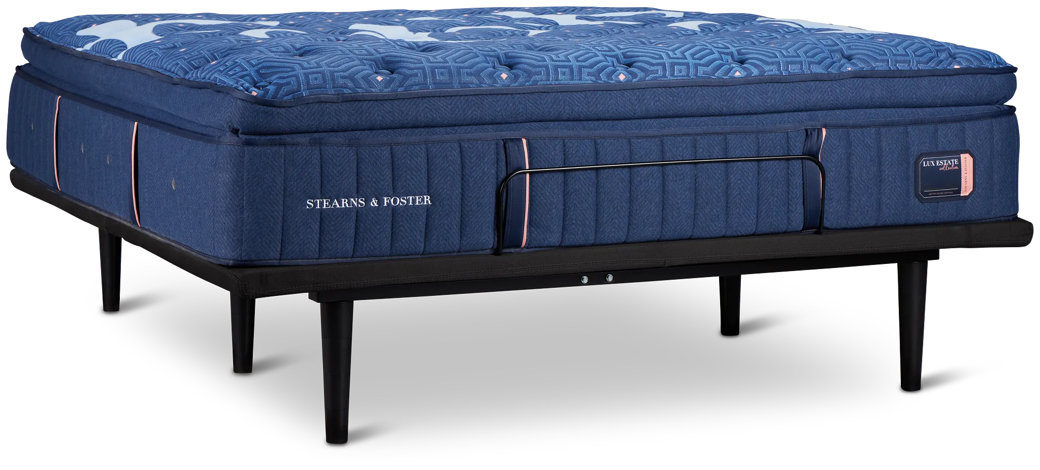 Stearns & Foster Lux Estate Soft Ease Adjustable Mattress Set