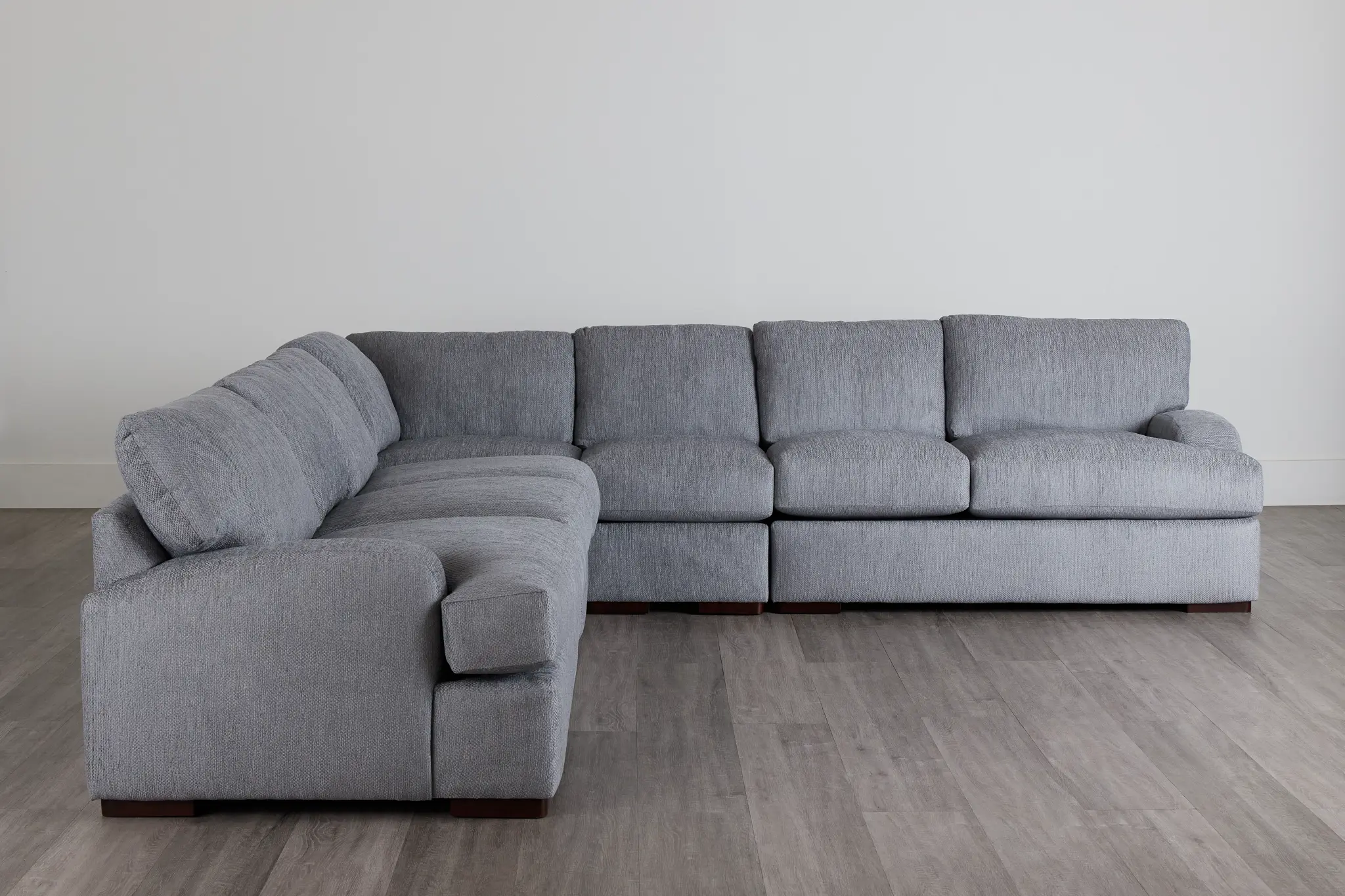 Alpha Light Gray Fabric Large Two-arm Sectional Alpha Light Gray Fabric Large Two-arm Sectional