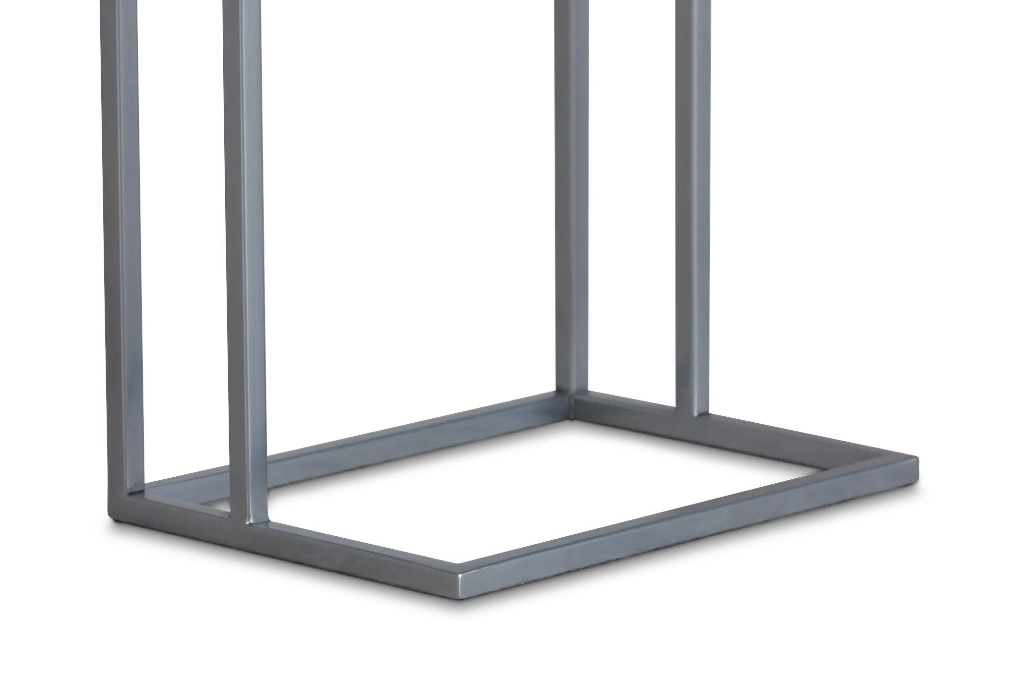 Tayah Silver Marble Chairside Table