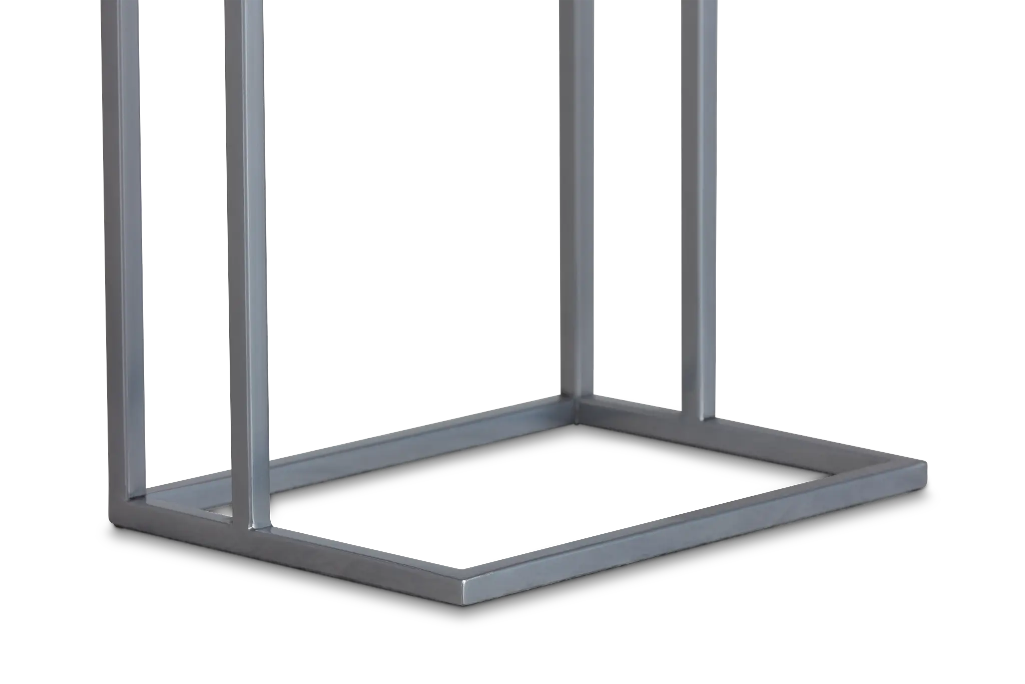 Tayah Silver Marble Chairside Table Tayah Silver Marble Chairside Table