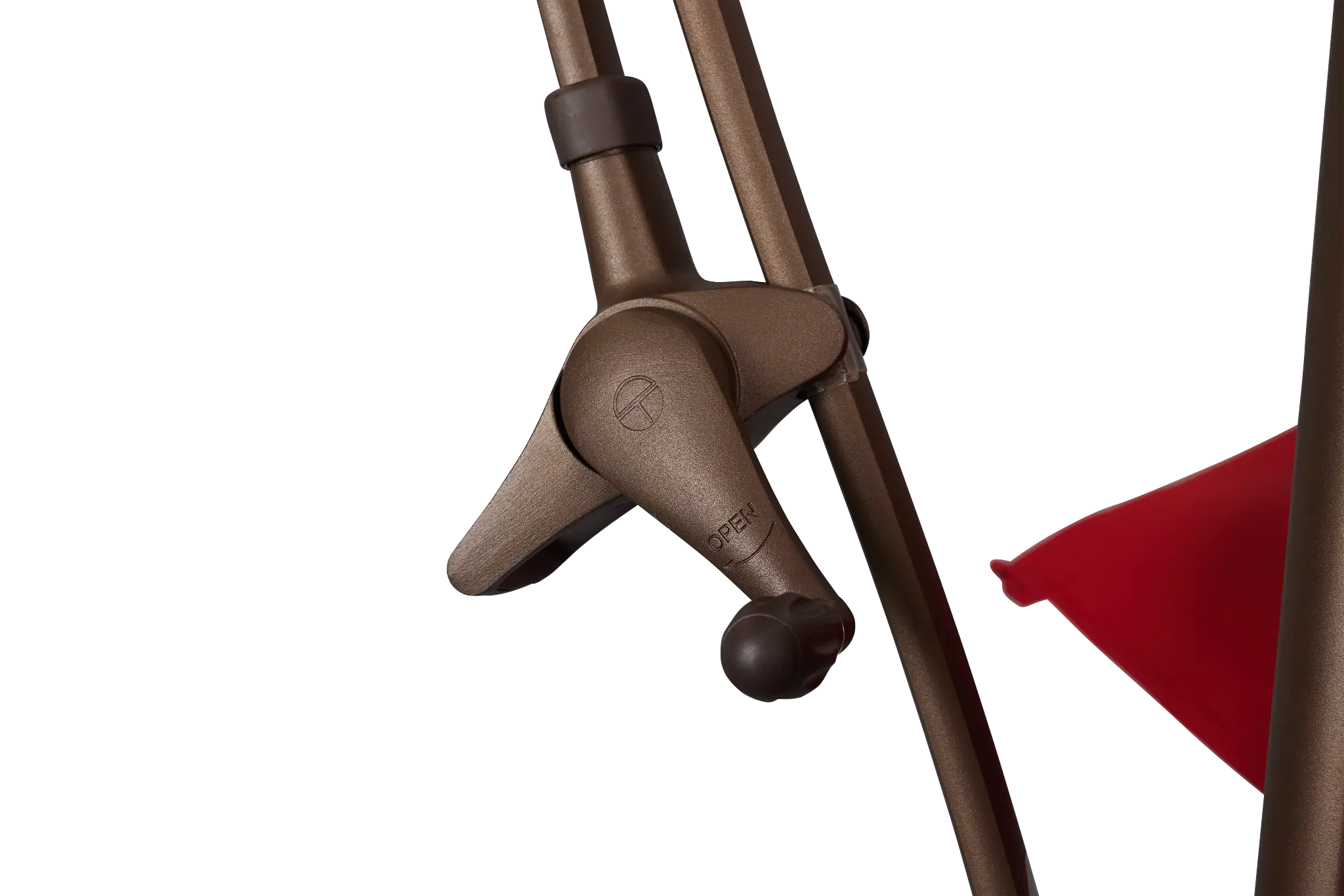 Grenada Red Cantilever Umbrella Set Grenada Red Cantilever Umbrella Set