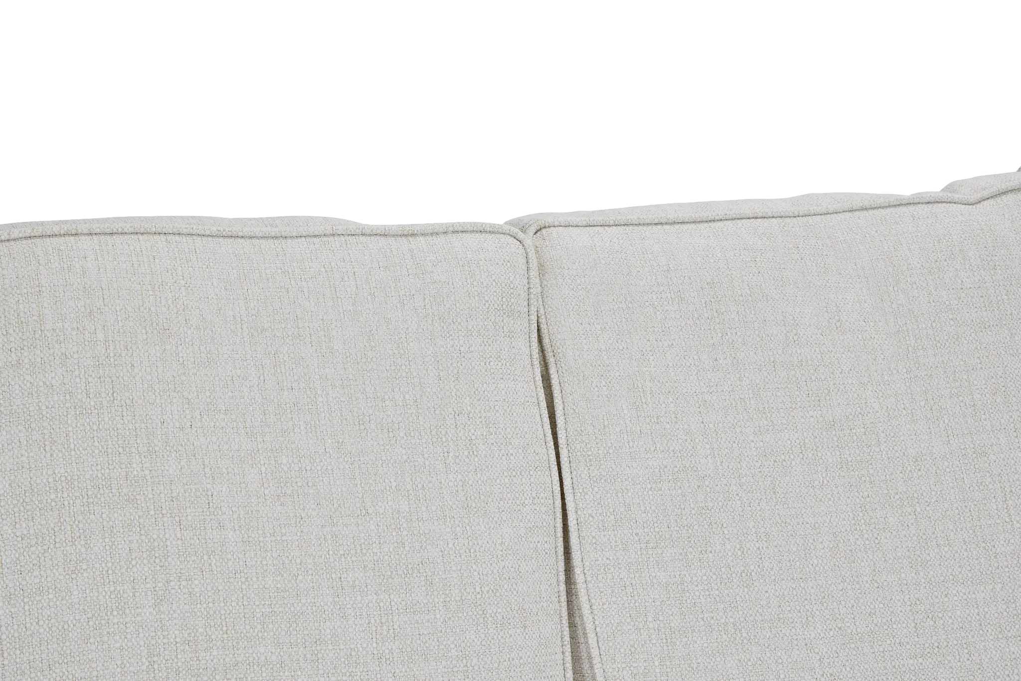 Austin White Fabric Small Right Chaise Sectional Austin White Fabric Small Right Chaise Sectional