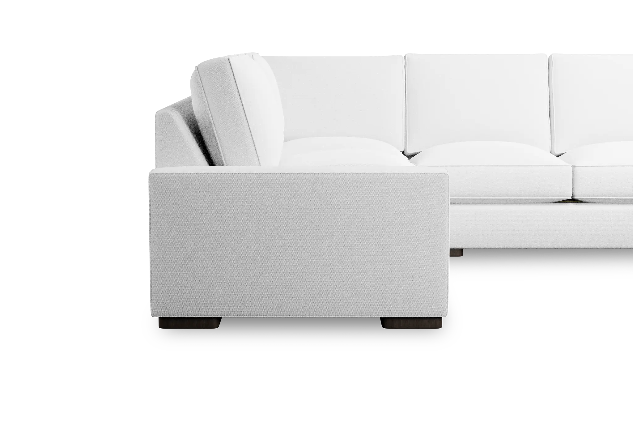 Edgewater Peyton White Small Two-arm Sectional Edgewater Peyton White Small Two-arm Sectional
