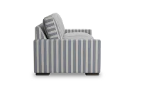 Edgewater Sea Lane Dark Blue 96" Sofa W/ 2 Cushions