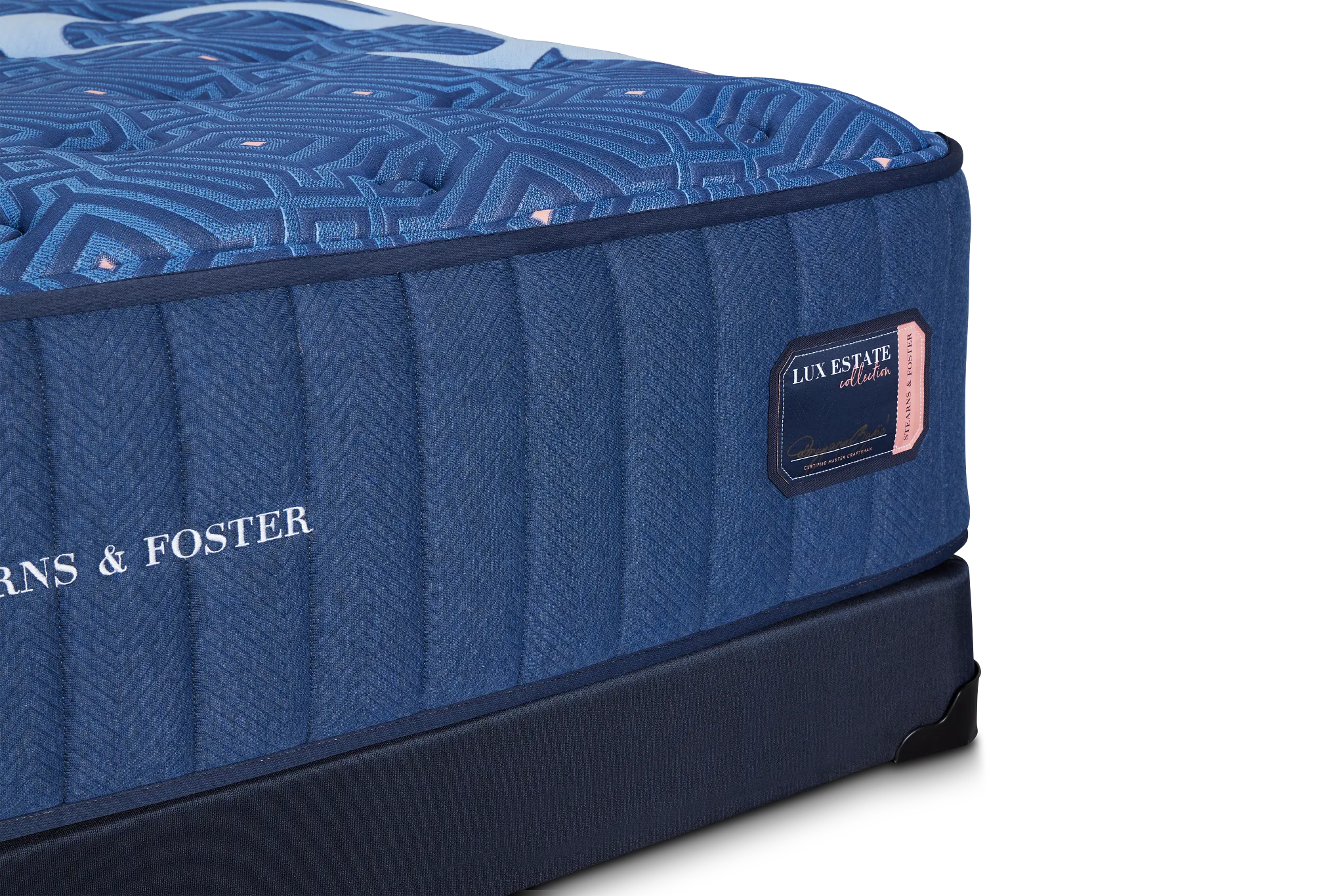 Stearns & Foster Lux Estate Medium Low-profile Mattress Set