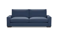 Edgewater Revenue Dark Blue 96" Sofa W/ 2 Cushions