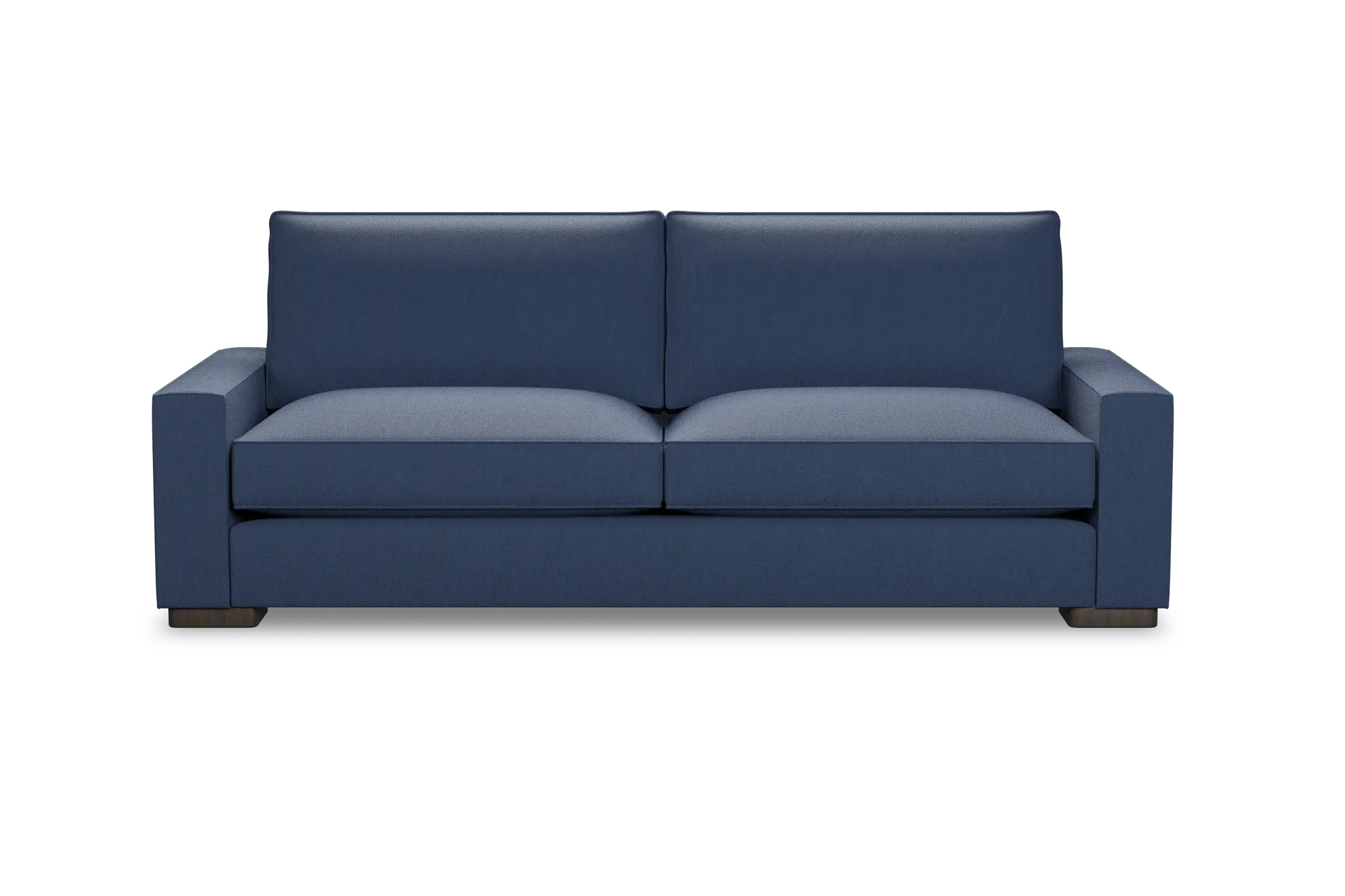 Edgewater Revenue Dark Blue 96" Sofa W/ 2 Cushions Edgewater Revenue Dark Blue 96" Sofa W/ 2 Cushions