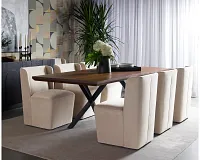 Breve Light Beige Fabric Upholstered Side Chair