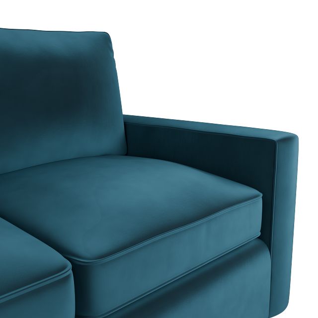 Siesta Joya Teal Fabric Loveseat