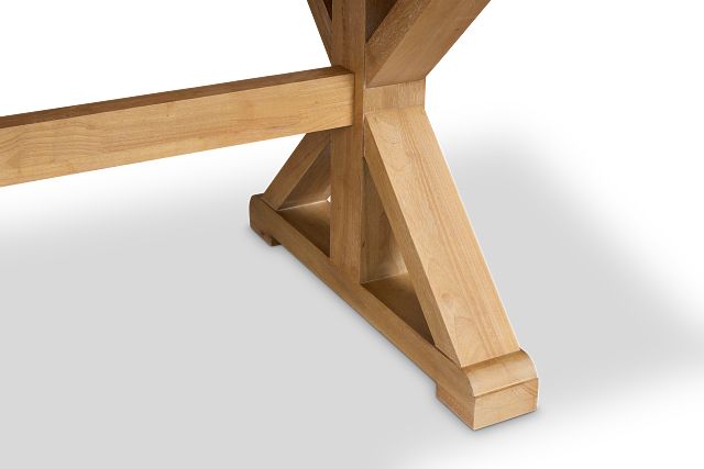 Nantucket Two-tone White Trestle Table