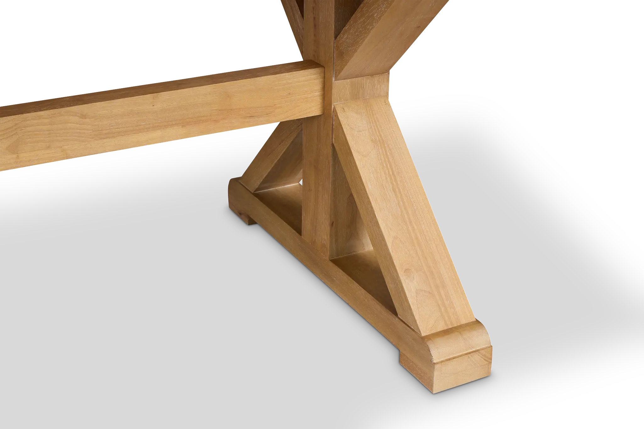 Nantucket Two-tone White Trestle Table Nantucket Two-tone White Trestle Table