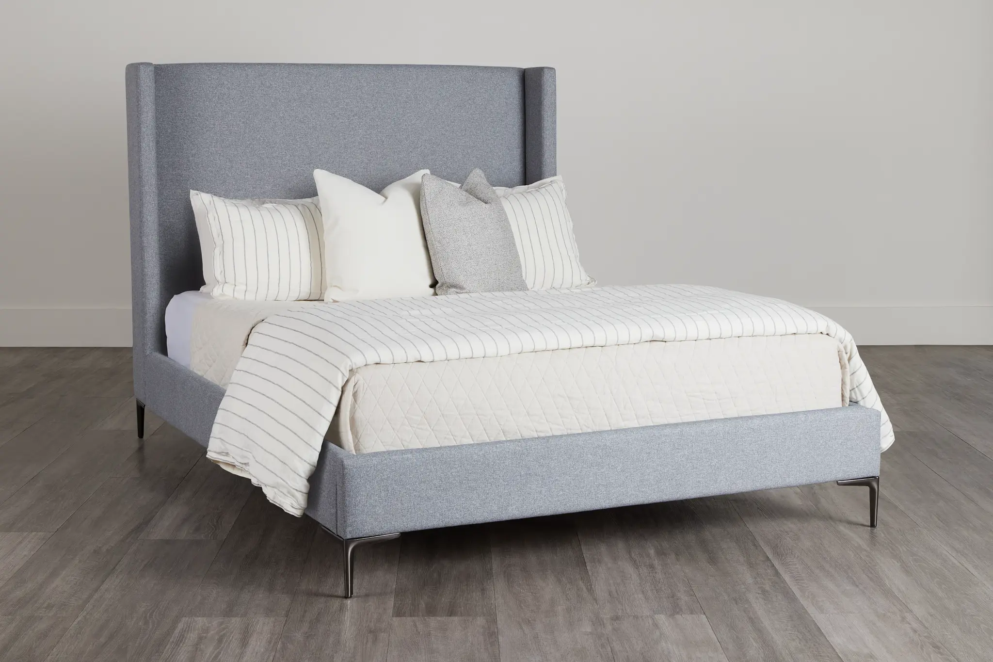 Kent Gray Uph Panel Bed Kent Gray Uph Panel Bed