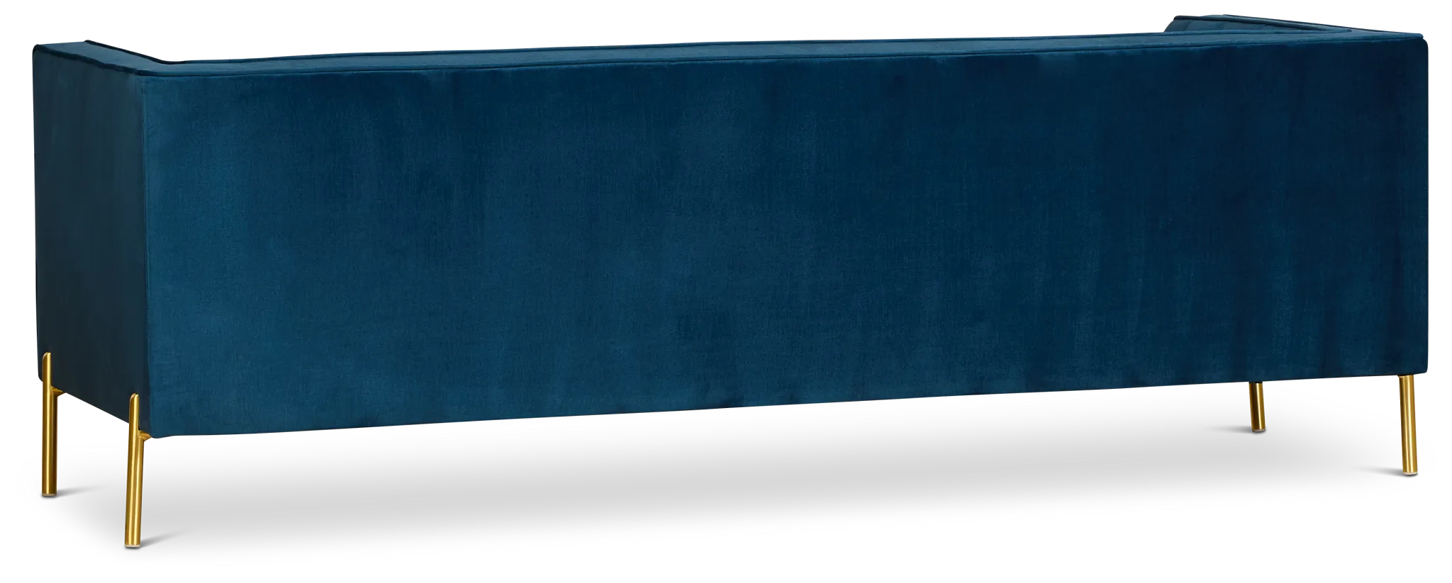 Bella Dark Blue Velvet Sofa