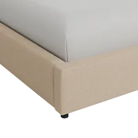 Grayton Elite Taupe 54" Upholstered Platform Bed