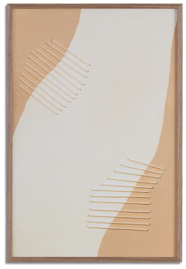 Nevaeh Dark Brown Framed Wall Art