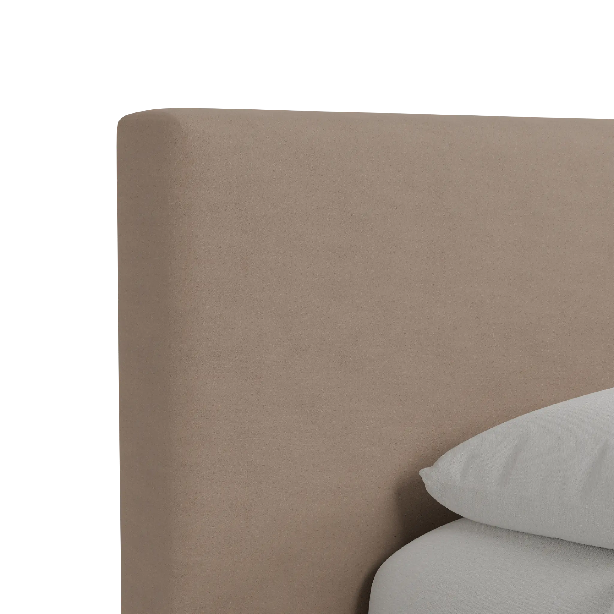 Grayton Joya Beige 44" Upholstered Platform Bed Grayton Joya Beige 44" Upholstered Platform Bed