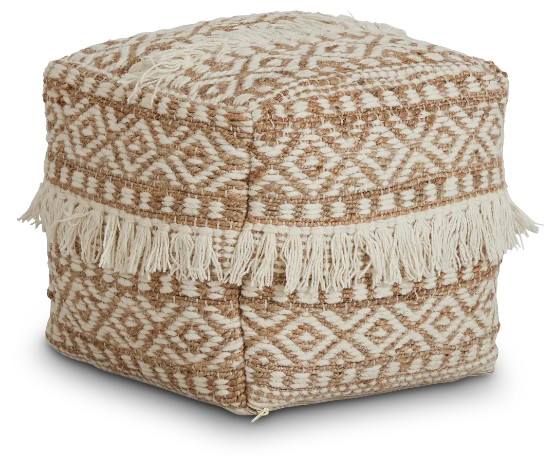 Lucaya Jute Accent Pouf Lucaya Jute Accent Pouf