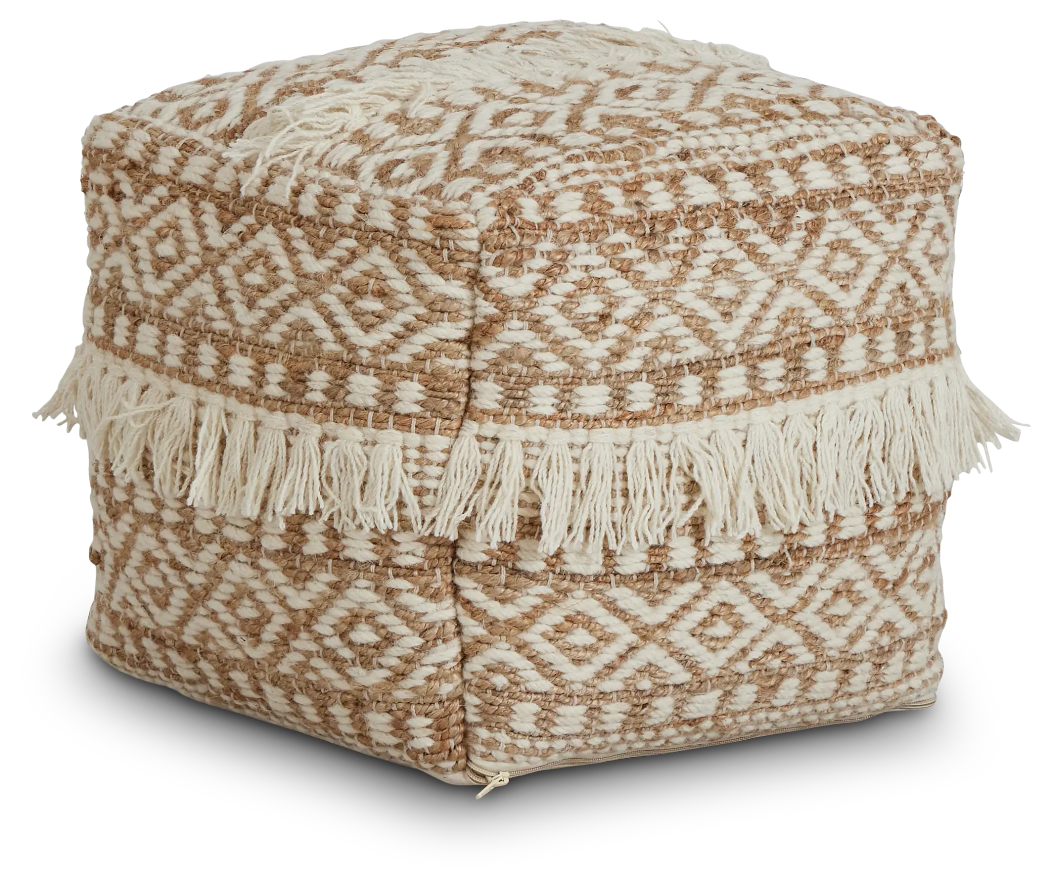 Lucaya Jute Accent Pouf Lucaya Jute Accent Pouf
