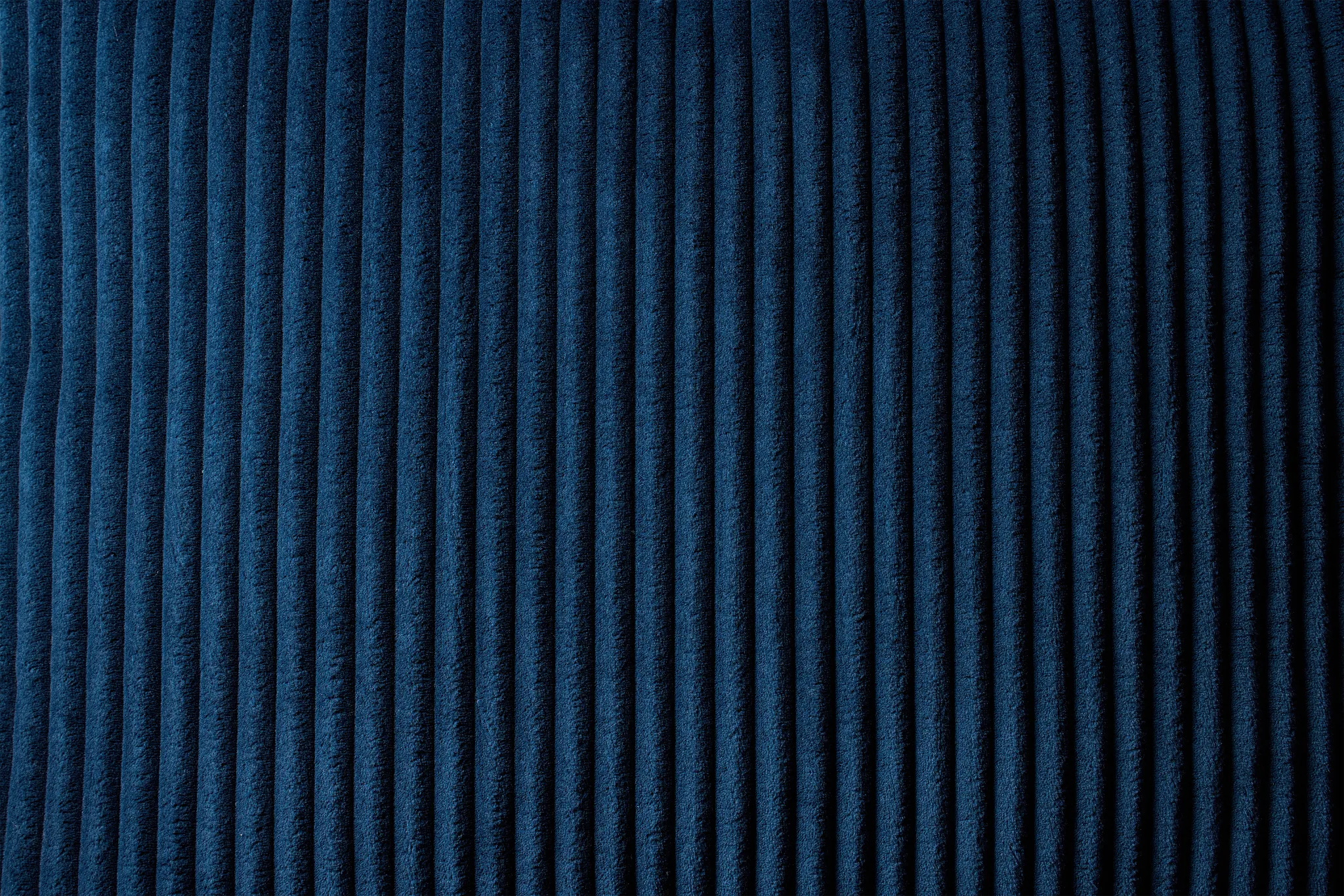 Charlie Dark Blue Fabric Cocktail Ottoman