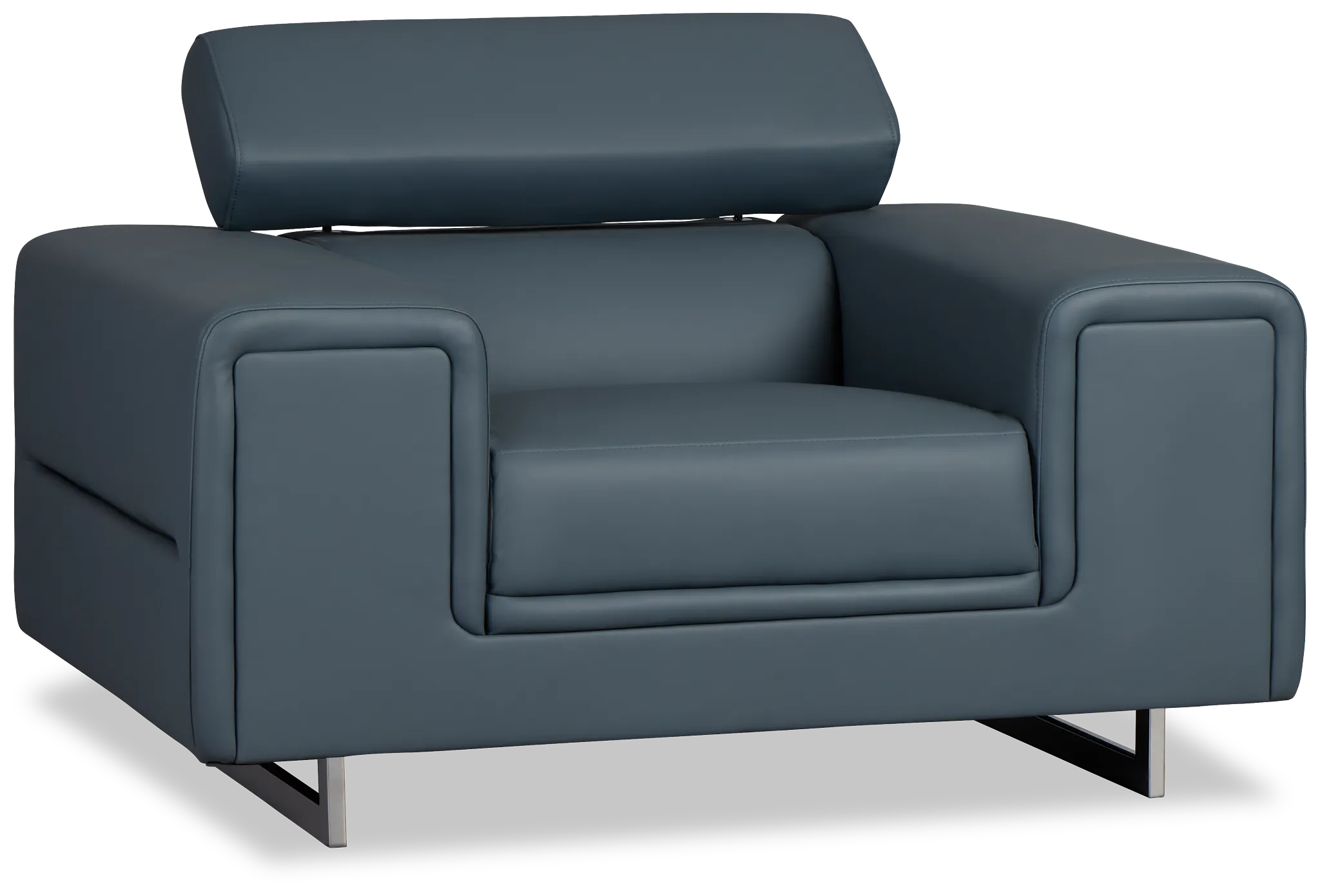 Drew Dark Blue Micro Chair