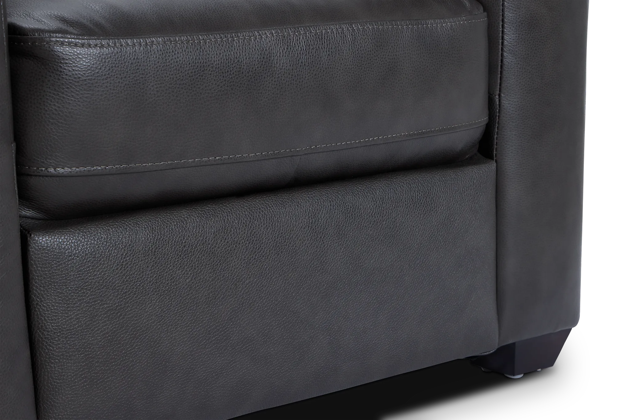 Lane Dark Gray Lthr/vinyl Chair