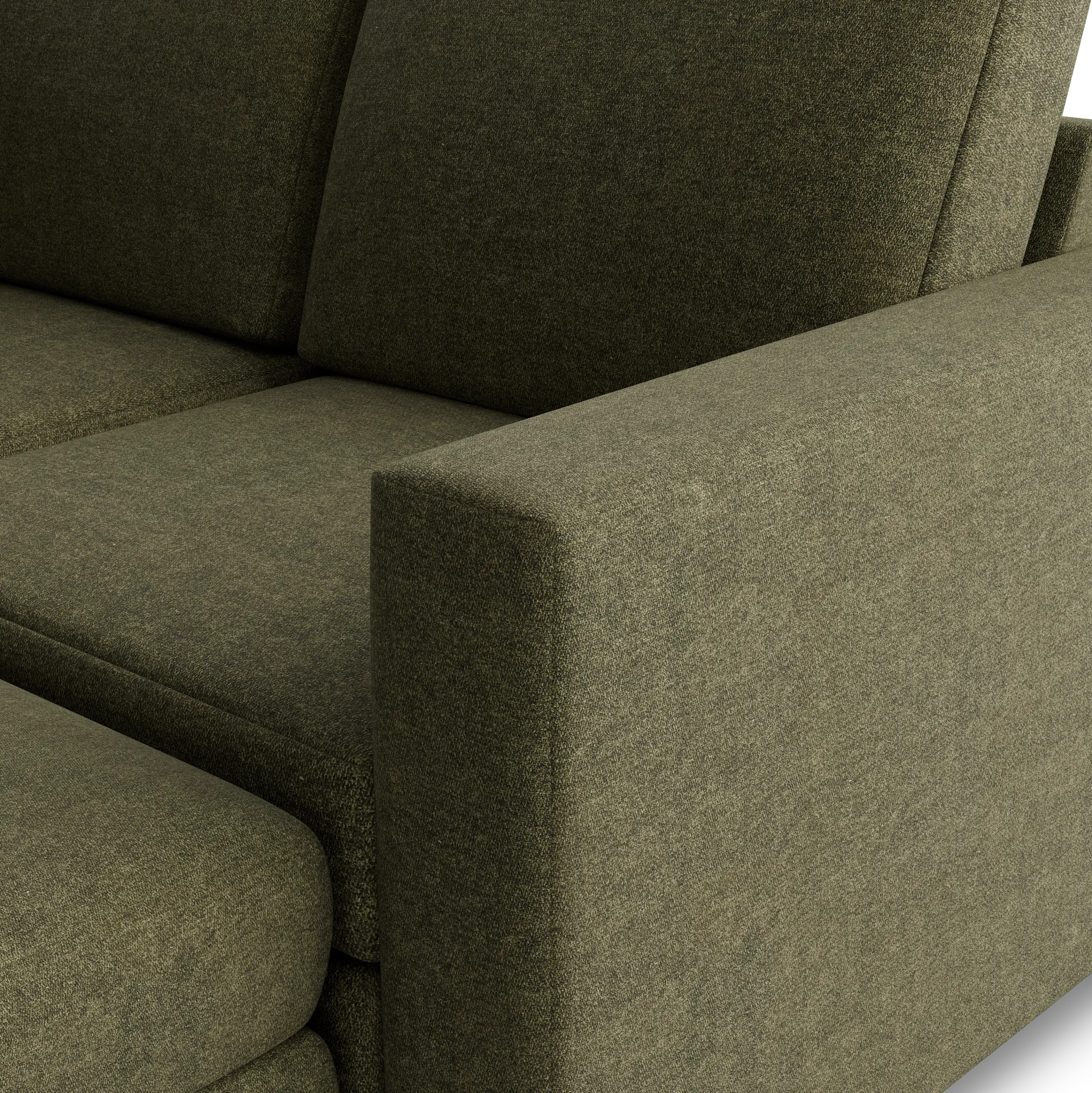 Citymod Green Fabric 8-piece Pit Sectional