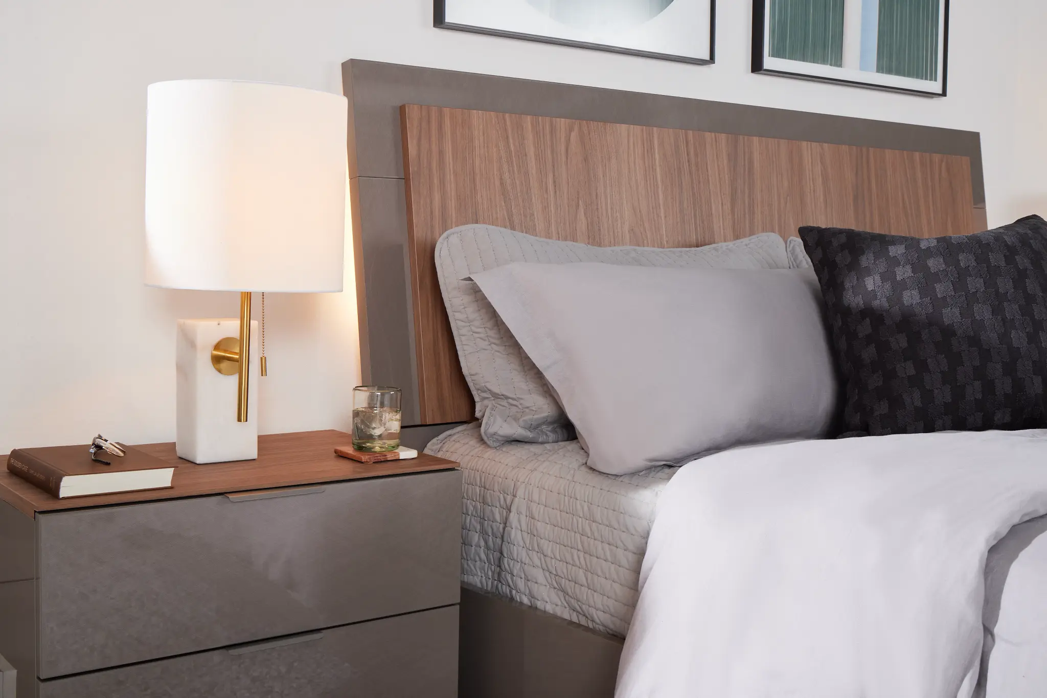Aria White Marble Table Lamp Aria White Marble Table Lamp