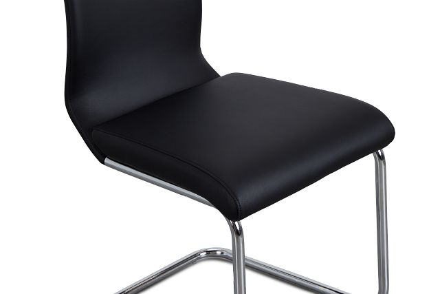 Lennox Black Upholstered Side Chair